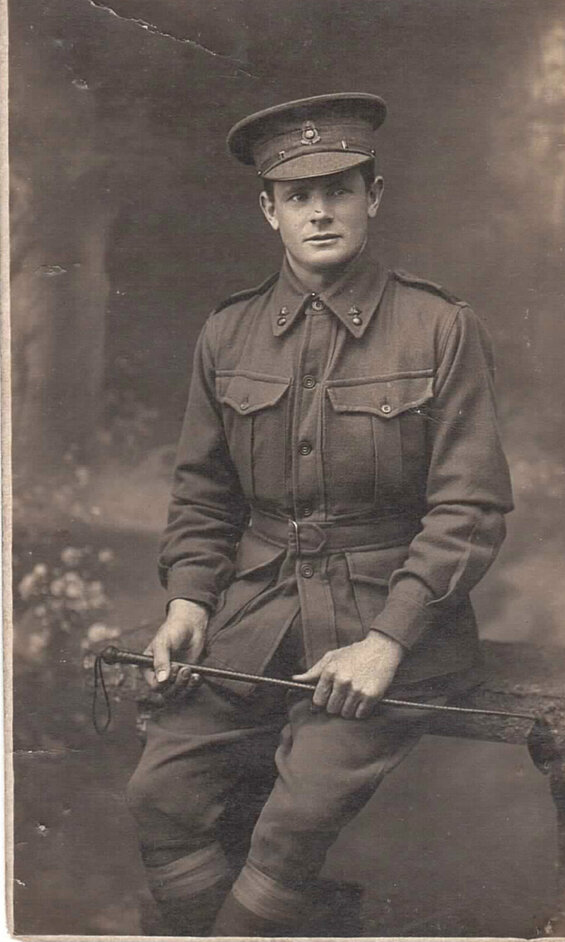 Private Hugh Hughes, a miner from Carmel in north Wales, 1916, original